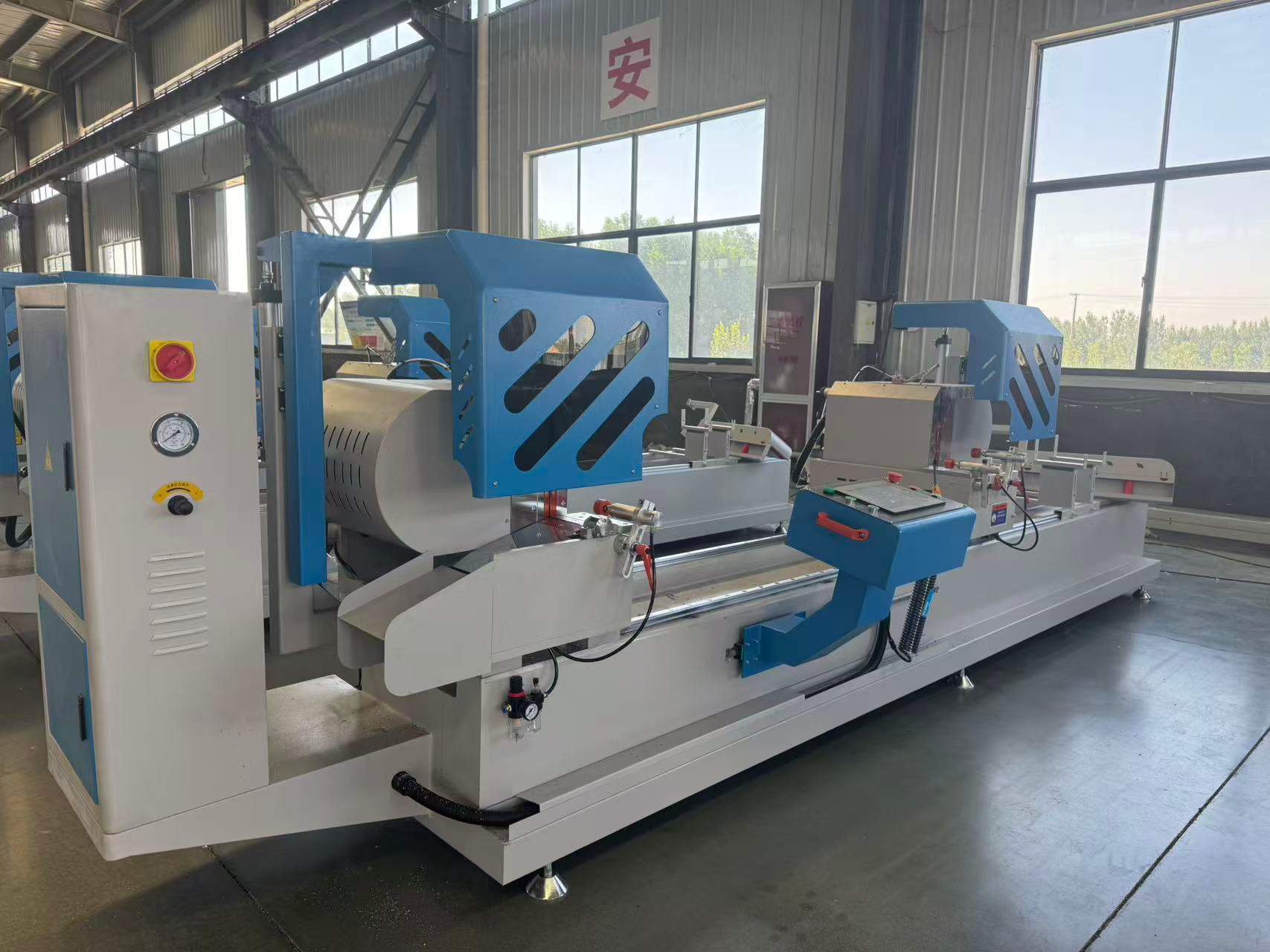 450 мм CNC қос басы ішкі бұрылысты дәл кесетін ара (45°/90°)