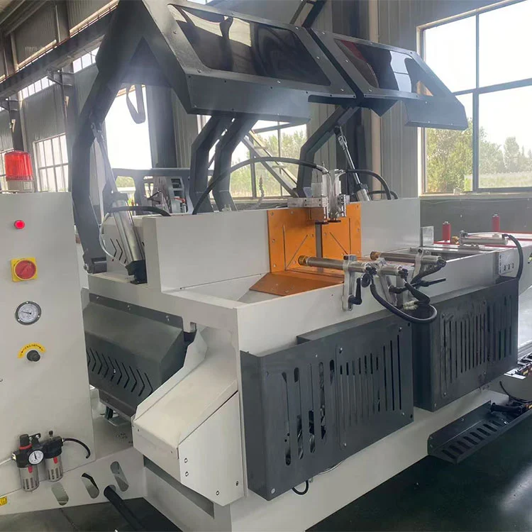 Алюминий терезе есігіне арналған CNC автоматты қос басты митерлік ара